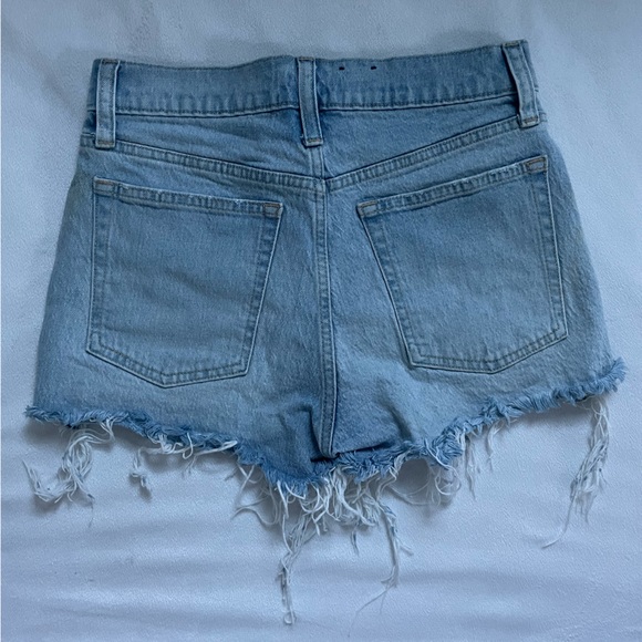 Cheeky short high rise denim shorts - Picture 3 of 5